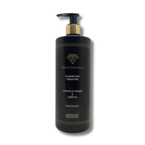 Inessage - Black Diamond Shampoing Kératine 500ml - ProBeauté